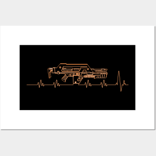 Pulse. Rifle. Orange. Posters and Art